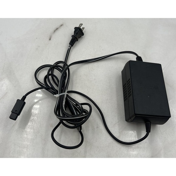 Nintendo GameCube AC Adapter DOL-002 Genuine Power Supply Cable Tested Black - Picture 1 of 5